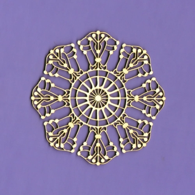 381 Tekturka - Zimowa kolekcja - Snieżynka duża 1 - G12