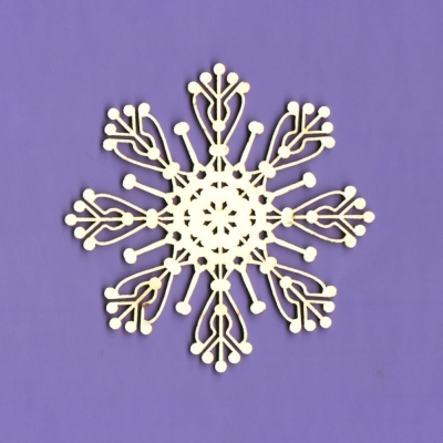 551 Tekturka - Zimowa kolekcja - Snieżynka 2 - G6