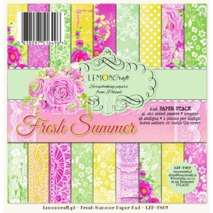Mały bloczek papierów do scrapbookingu -  Fresh Summer