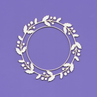 184 Tekturka - Zimowy wianek G6