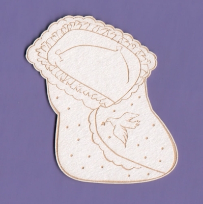 1181 Tekturka - Becik na Chrzest  - G9