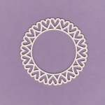 387m Tekturka - Ramka Serce mała - G5