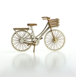 1407 Tekturka - Rower z koszyczkiem 3D