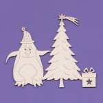 121 Tekturka - Kolekcja Pingwinki 06  -  G4    