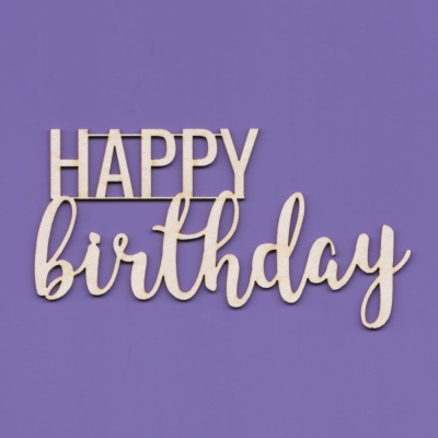 300 Tekturka - Happy birthday - napis   G5    