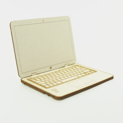 WYK1481d Tekturka - LAPTOP 3D - duży