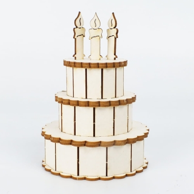 1484 Tekturka -  Tort 3D - DECOR