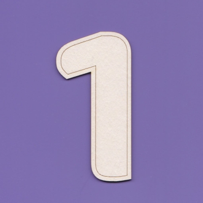 J105 - 1 - OBR - Cyfry – 64 cm – z obrysem wew.