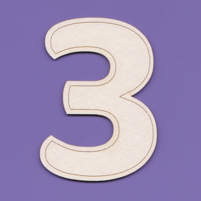 J105 - 3 - OBR - Cyfry – 64 cm – z obrysem wew.  