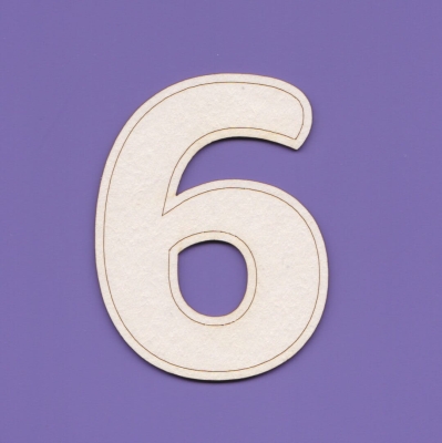 J105 - 6 - OBR - Cyfry – 64 cm – z obrysem wew.    