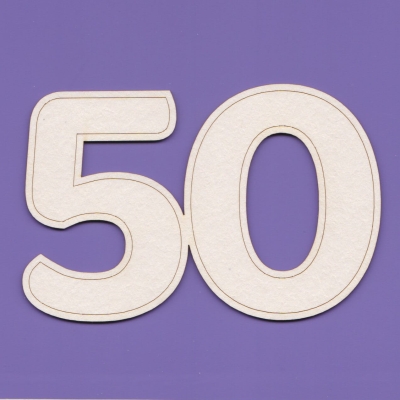 J105 - 50- OBR - Cyfry – 64 cm – z obrysem wew.         