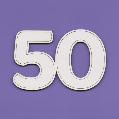 J105 HDF3 - 50- OBR - Cyfry – 64 cm – HDF 3mm         