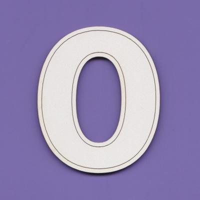 J105 HDF3 - 0- OBR - Cyfry – 64 cm – HDF 3mm          