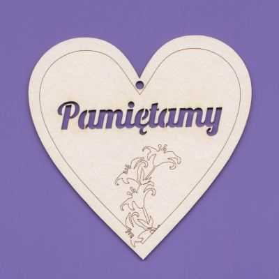 J178 - Serce - Pamiętamy - 85x85mm 