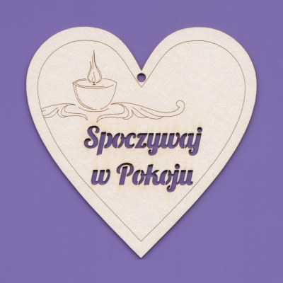 J194 - Serce - Spoczywaj w pokoju - znicz 2