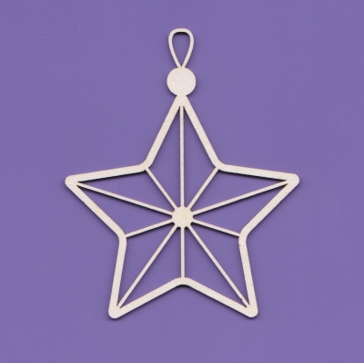 162 Tekturka Zawieszka gwiazdka - G3