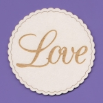 1502 Tekturka  - Okrągła Love - G4 