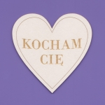 1503 Tekturka  - Serce Kocham cię - G4  