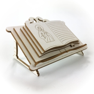 1506 Tekturka  - Podstawka / Stojak pod Mszał  3D  