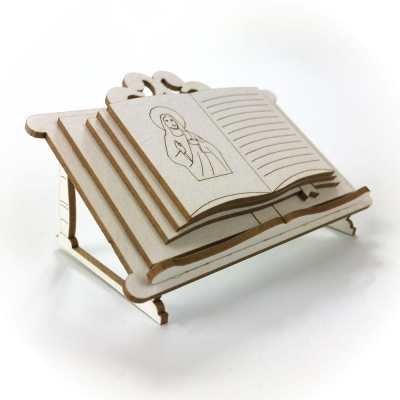 1506 Tekturka  - Podstawka / Stojak pod Mszał  3D  