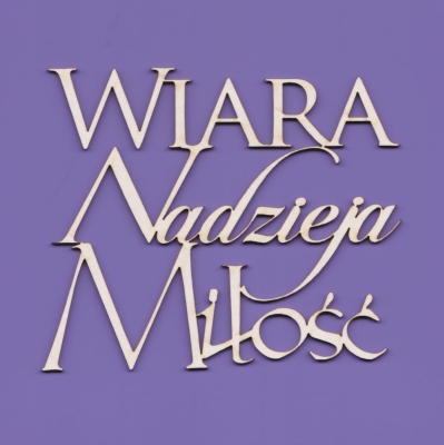 1521 - Tekturka - Wiara Nadzieja Miłość - Komunia22 - G7  