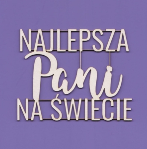 1525 - Tekturka - Najlepsza Pani na świecie 01 