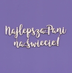 1526 - Tekturka - Najlepsza Pani na świecie 02 - G7   