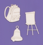 1536 - Tekturka - Plecak, dzwonek, tablica - G11        