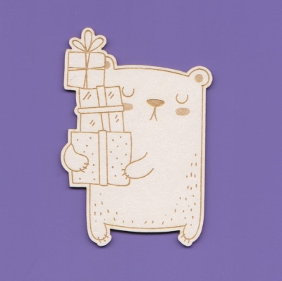 1563 Tekturka - Christmas Misiek 05 - G6    