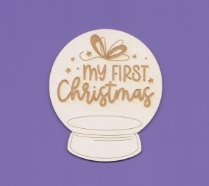 1571 Tekturka -  My first christmas - Xmas22 - G6           