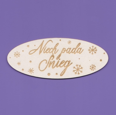 1577 Tekturka -  Niech pada śnieg  02 - Xmas22 - G6 