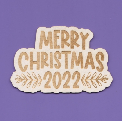 1583 Tekturka -  Merry CHristmas 2022 - Xmas22 - G6