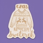 1582 Tekturka -  Czas na ciepły sweterek - Xmas22 - G7