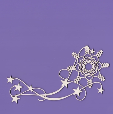 1591 Tekturka -  Ornament gwieździsty 03 - Xmas22 - G8    