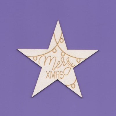 1604 Tekturka - Star05 Merry Xmas - Xmas22 - G6    