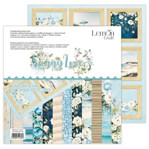 Sunny love zestaw główny - Zestaw papierów do scrapbookingu 30x30cm - Lemoncraft