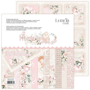 Mum's love zestaw główny - Zestaw papierów do scrapbookingu 30x30cm - Lemoncraft
