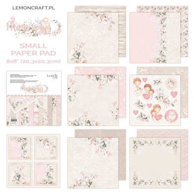 Mum's love mały zestaw - Bloczek papierów do scrapbookingu 20,3x20.3cm - Lemoncraft