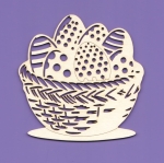 1661 Tekturka -  Pisanki w koszu - G9 