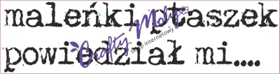 227 Stempel - Maleńki ptaszek 2