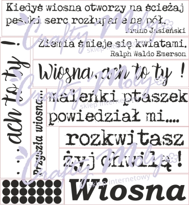 234 Stempel - Zestaw wiosenny 