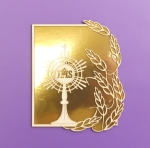 1507 - Tekturka - IHS09  Komunia22 - złoto