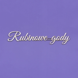 1434 Tekturka napis - Rubinowe gody G5