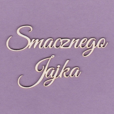 745 Tekturka napis - Smacznego Jajka - G2