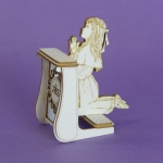 1385 Tekturka  - Klęcznik 3D - Dziewczynka