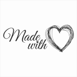 067 Stempel - made with  love 2 