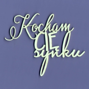 380 Tekturka napis - Kocham Cię synku - G4