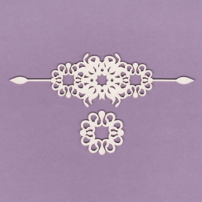 834 Tekturka - Ornamenty - zestaw 2 - G6