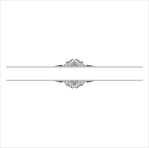 034 Stempel - ramka ornament 2