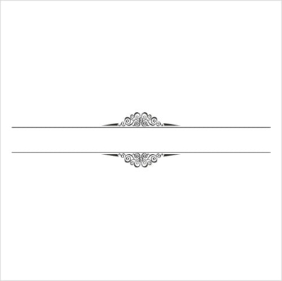034 Stempel - ramka ornament 2